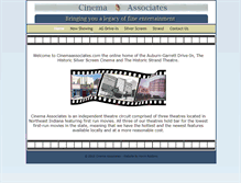 Tablet Screenshot of cinemaassociates.com